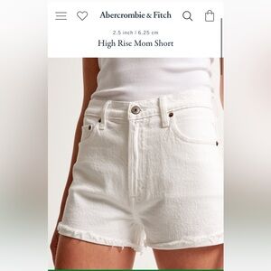 Abercrombie and Fitch High Rise Mom Short (4in)